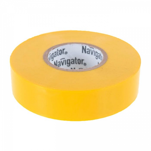 Изолента Navigator 71112 0.18*19 мм 20 м желтая