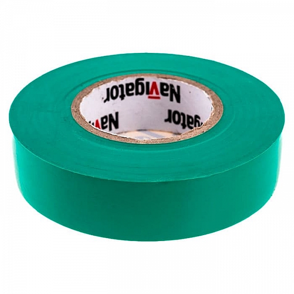 Изолента Navigator 71113 0.18*19 мм 20 м зеленая