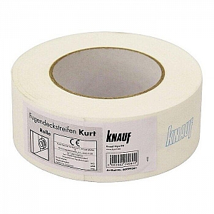 Лента армирующая Knauf Fugendeckstreifen Kurt 99381 бумажная 50 мм*25 м