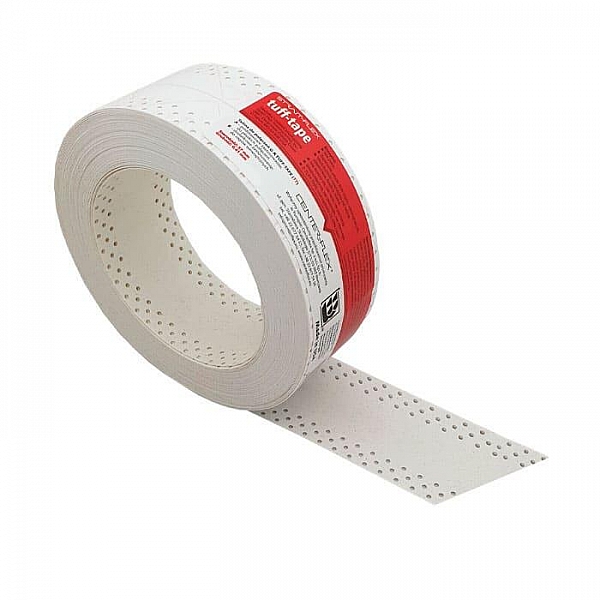 Лента Strait-Flex Tuff-Tape с красными надписями 57 мм*20 м