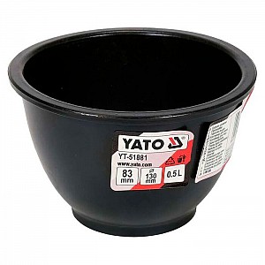Емкость для гипса Yato YT-51881 130*83 мм 0.5 л резиновая. Изображение - 1