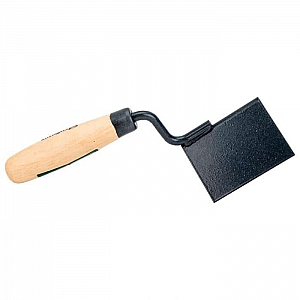 Кельма угловая Сибртех 86311 стальная для внешних углов буковая ручка 80*60*60 мм. Изображение - 1