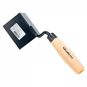 Кельма угловая Сибртех 86311 стальная для внешних углов буковая ручка 80*60*60 мм. Изображение - 2