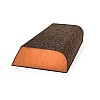 Губка абразивная Sia Combi Medium P80 7990 siasponge block 0070.1255.03 CA 4-сторонняя оранжевая