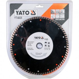 Круг алмазный Yato YT-6025 230*22.2 мм турбо