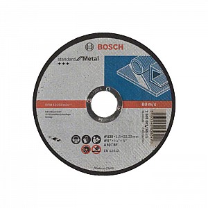 Круг отрезной Bosch Standard 2.608.603.165 125*1.6 мм по металлу