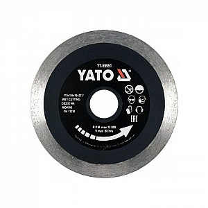 Круг алмазный Yato YT-59951 115*22.2*1.6 мм сплошной