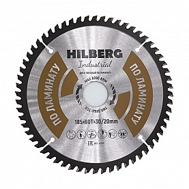 Диск пильный Hilberg Industrial Ламинат HL185 185*30/20*60Т
