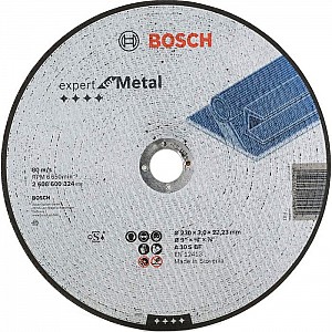 Круг отрезной Bosch Standart for Metal 230*3.0*22.23 мм вогнутый
