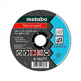 Круг отрезной Metabo 617162000 125*1*22.2 мм для нержавеющей стали