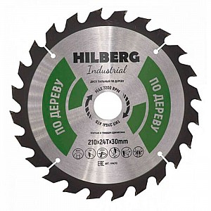 Диск пильный Hilberg Industrial HW210 Дерево 210*30*24Т