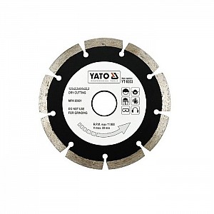 Круг алмазный Yato YT-6003 125*22.2 мм сегмент