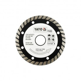 Круг алмазный Yato YT-6022 115*22.2 мм турбо