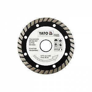 Круг алмазный Yato YT-6022 115*22.2 мм турбо
