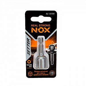 Ключ-насадка Nox 551201 магнитная 12*48 мм