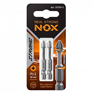 Бита Nox Strong torsion 337250-2 E 6.3 pz2-50 2 шт