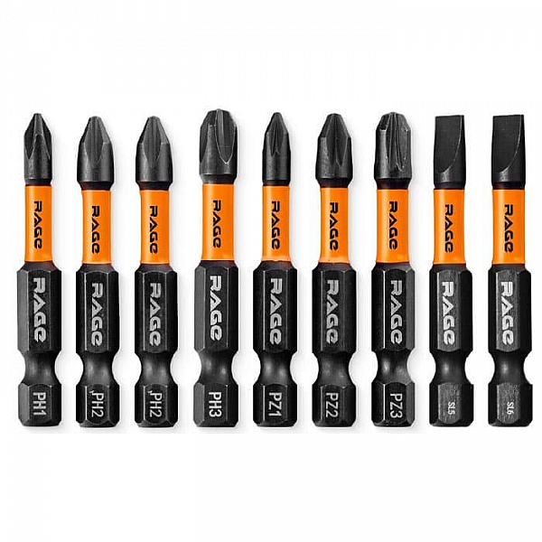 Набор бит торсионных Vira 554194 RAGE by 10 шт