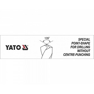 Сверло по металлу Yato YT-4055 Co-HSS 5.5*57*93 мм. Изображение - 1