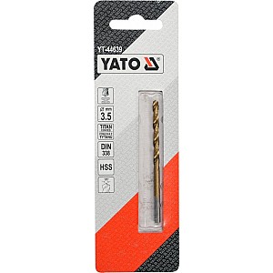 Сверло по металлу Yato YT-44639 HSS-TiN 3.5 мм
