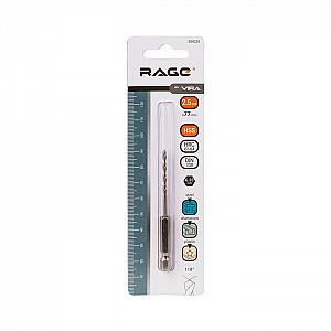 Сверло Vira Rage 554025 W4 с шестигранным хвостовиком 2.5 мм