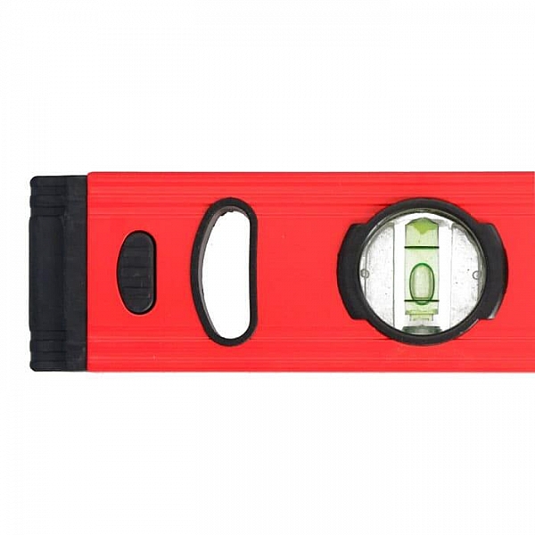 Уровень Draumet Premium 8840 2 глазка красный 120 см