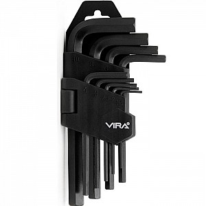 Набор шестигранных ключей Vira 303147 CrV 9 предметов