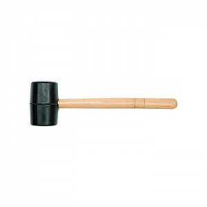 Молоток резиновый Vorel 33550 45 мм с деревянной ручкой