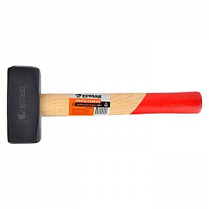 Кувалда кованая Ермак 662-413 с деревянной ручкой 1.5 кг