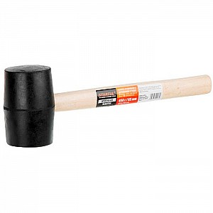 Киянка Startul Master ST2010-65 резиновая черная 0.45 кг с деревянной ручкой