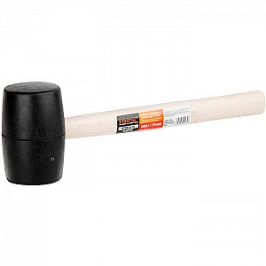Киянка Startul Master ST2010-75 резиновая черная 0.68 кг с деревянной ручкой