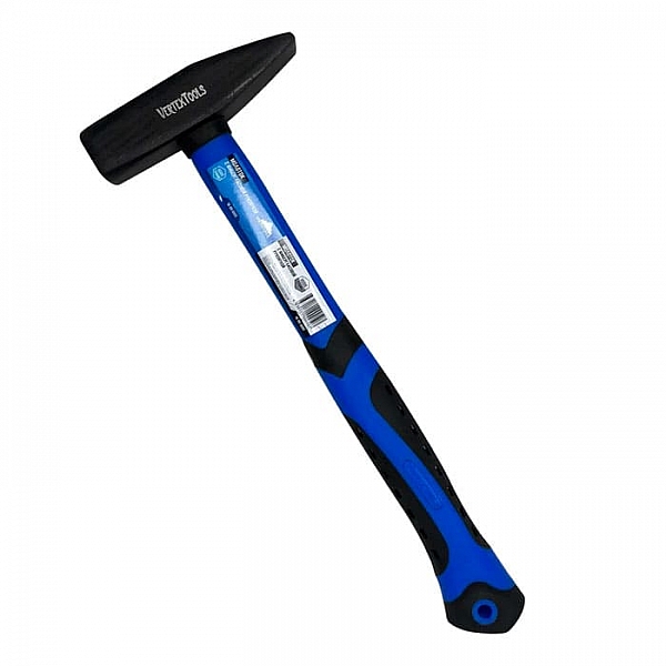 Молоток слесарный VertexTools 10-20-1000 фибергласовая обрезиненная рукоятка 1 кг