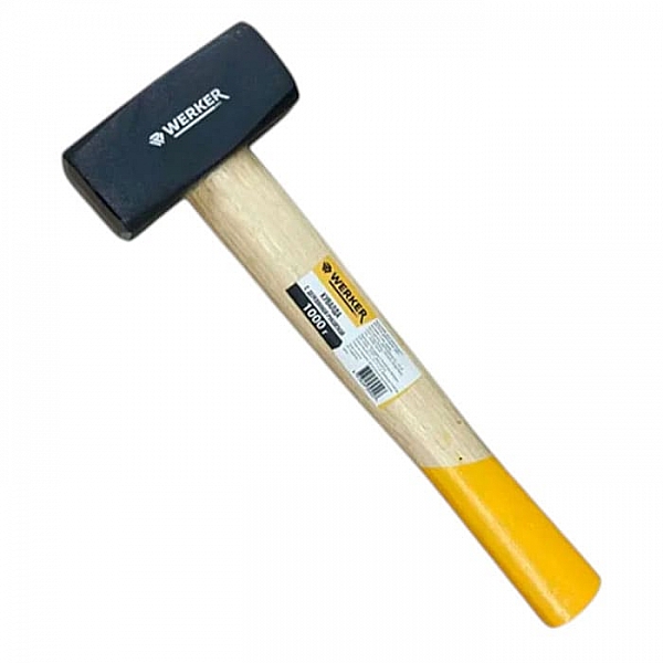 Кувалда Werker с деревянной рукоятью 1 кг