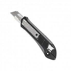 Нож Startul Black Line ST0925 пистолетный с выдвижным лезвием 18 мм