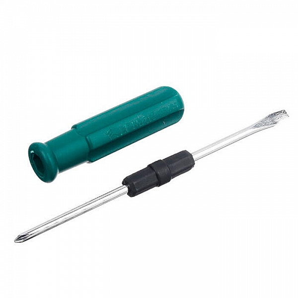 Отвертка Ермак 651-976 2 в 1 5*65 мм с металлическим фиксатором 4 цвета