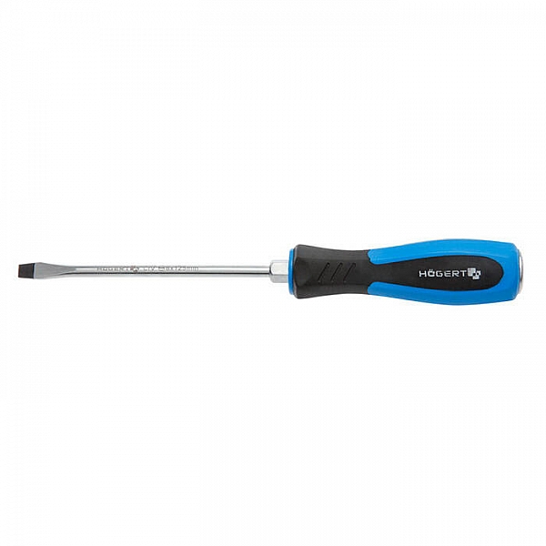 Отвертка с прямым шлицем Högert HT1S066 6*125 мм ударная CrV