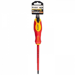 Отвертка диэлектрическая Vira Rage 397028 VDE SL5.5*125 мм. Изображение - 1