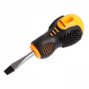 Отвертка шлицевая Rexant SL6*40 мм двухкомпонентная рукоятка. Изображение - 1