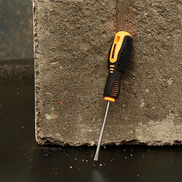 Отвертка шлицевая Rexant SL3*75 мм двухкомпонентная рукоятка