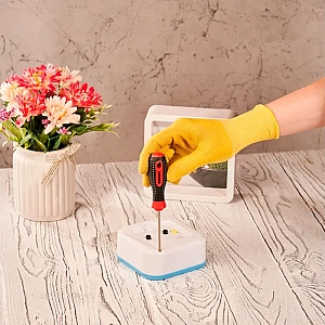 Отвертка шлицевая Rexant SL3*75 мм трехкомпонентная рукоятка. Изображение - 1