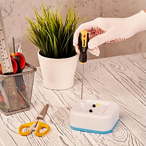 Отвертка шлицевая Rexant SL3*100 мм двухкомпонентная рукоятка. Изображение - 2