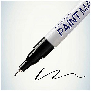 Маркер-краска MunHwa Extra Fine Paint Marker EFPM-01 260031 нитро-основа черный 1 мм. Изображение - 1