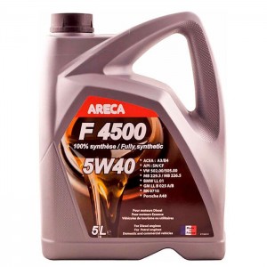 Масло моторное синтетическое Areca F4500 5W-40 5 л