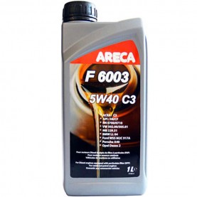 Масло моторное синтетическое Areca F6003 5W-40 C3 1 л