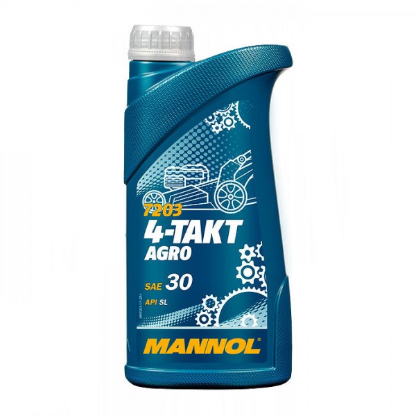 Масло моторное минеральное Mannol 4-Takt Agro SAE 30 1 л