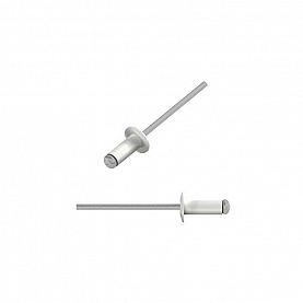 Заклепка вытяжная 4.8*12 мм Starfix SMZ1-83400-25 RAL 9003 25 шт