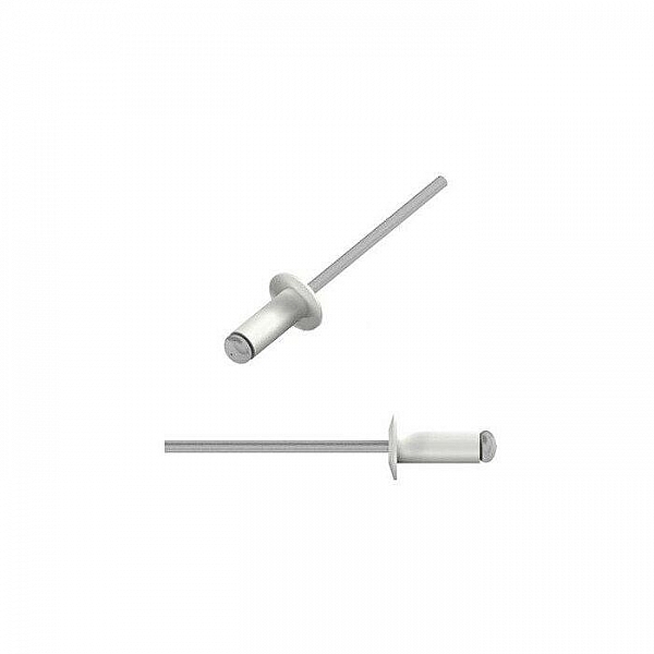 Заклепка вытяжная 4.8*12 мм Starfix SMZ1-83400-25 RAL 9003 25 шт