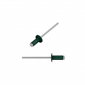 Заклепка вытяжная 4.8*12 мм Starfix SMZ1-84499-25 RAL 6005 25 шт