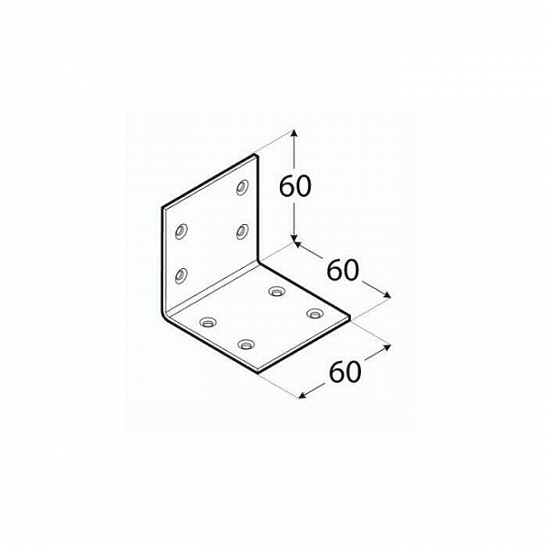 Уголок широкий Domax RKSO3 60*60*60*1.5 мм