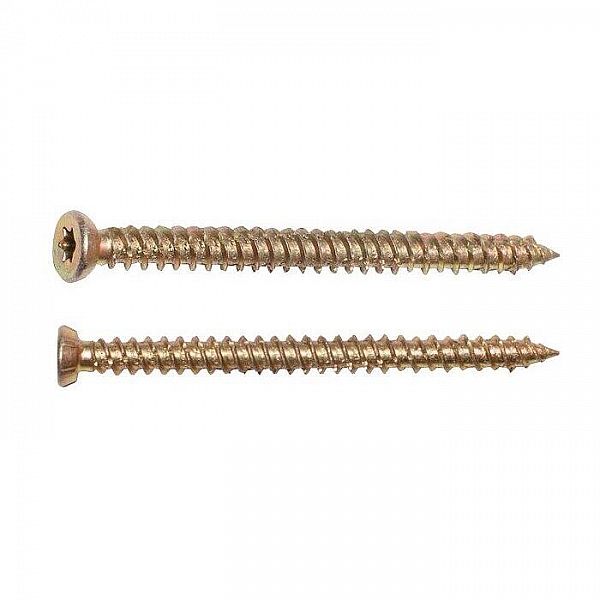 Шуруп по бетону 7.5*132 мм Starfix желтый цинк