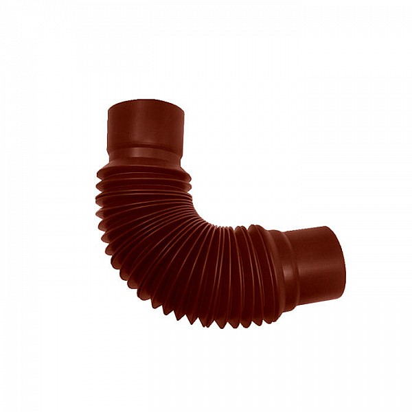 Отвод водосточной трубы Murol 14060 гибкий 80 мм коричневый